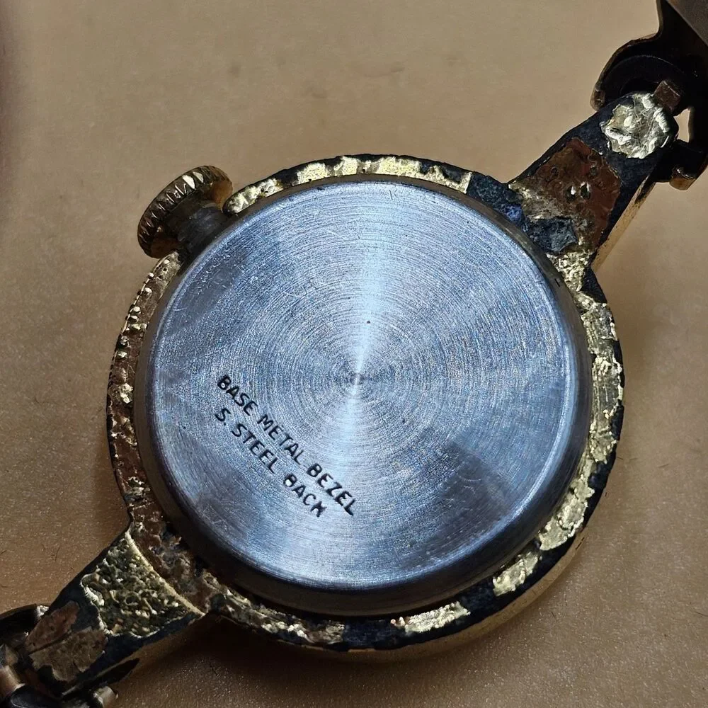 VINTAGE Timex 35D Manual Wind Women's Watch On Speidel 10k RGP Band Runs Great